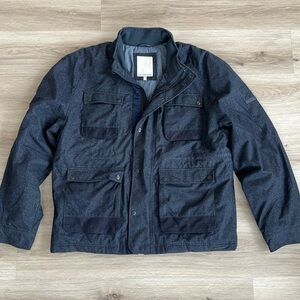 Calvin Klein Jeans Men's Coated Melange Four size 2x navy NWOT